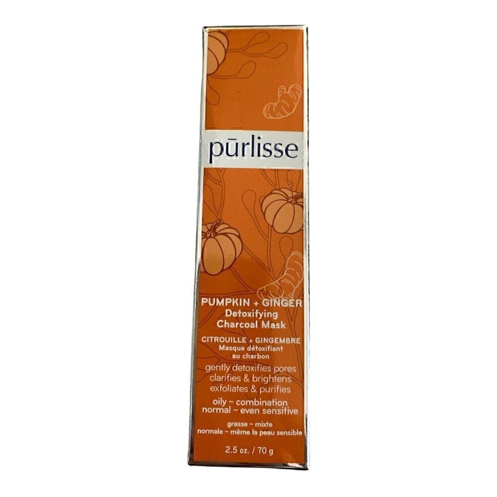 Pūrlisse PUMPKIN GINGER Detoxifying Charcoal Mask